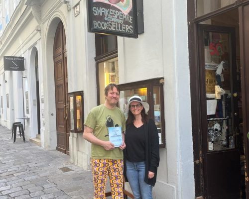 Guy Perlati, Owner, Shakespeare _ Comapany bookstore in Vienna